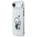 Etui Karl Lagerfeld Karl & Choupette Back MagSafe do iPhone Air przezroczysty