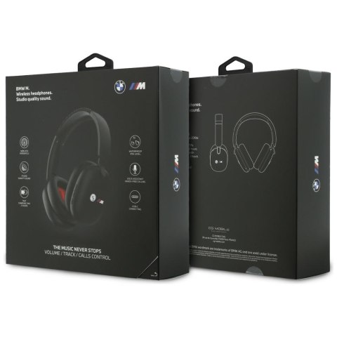 Słuchawki nauszne BMW Printed Logos Bluetooth czarny