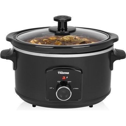 Tristar | VS-3915 | Slowcooker | 180 W | 3,5 L | Liczba programów 3 | Czarny