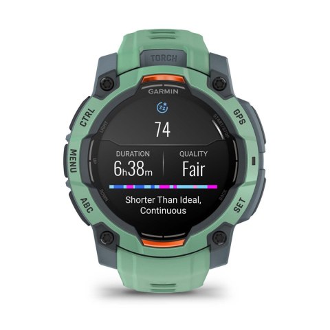 Zegarek Garmin Instinct 3, 45mm AMOLED zielony