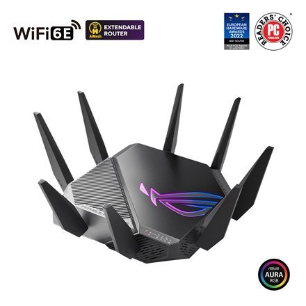 ASUS-ROG Rapture Wifi 6 802.11ax Tri-band Gigabit