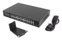 SWITCH LANBERG RSFE-24P-2C-250 24X 100MB POE+/2X COMBO RACK 19" GIGABIT ETHERNET 250W