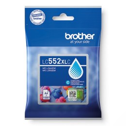 Brother oryginalny ink / tusz LC552XLC, cyan, 1500s