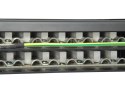 Wyposaż 19-calowy panel krosowy 48xRJ45 Cat6 FTP 1U 250MHz RAL9005