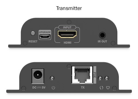 Extender HDMI Digitus IP PoE, 4K/60Hz
