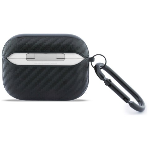 Etui BMW Carbon Metal Logo do AirPods Pro 3 czarny
