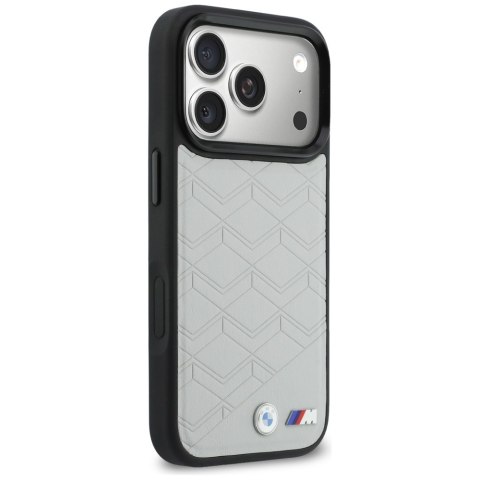Etui BMW M Shape Logo MagSafe do iPhone 17 Pro szary