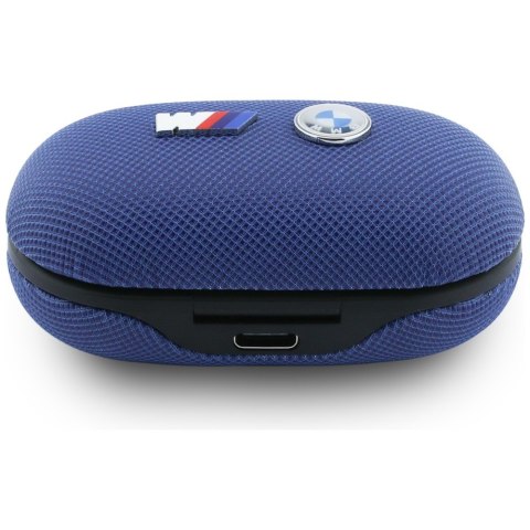 Słuchawki Bluetooth TWS BMW M Metal Logo ENC niebieski