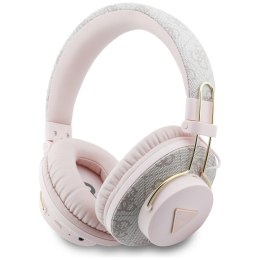 Słuchawki nauszne Guess Triangle Logo Bluetooth ENC różowy