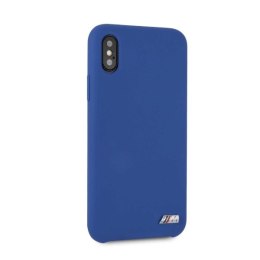 Etui hardcase BMW BMHCPXMSILNA iPhone X /Xs niebieski/navy Silicone M Collection