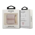 Guess GUA2HHTSP AirPods cover różowy/pink Strap Collection