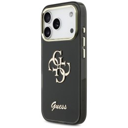 Etui Guess IML 4G Script Metal do iPhone 17 Pro Max czarny