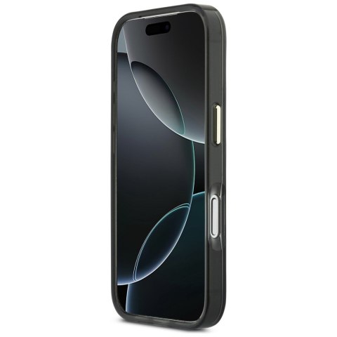 Etui Guess IML 4G Script Metal do iPhone 17 Pro Max czarny