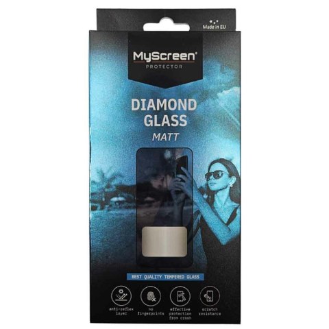Szkło hartowane MyScreen Diamond Glass Matt do Apple iPhone 17 Pro czarny