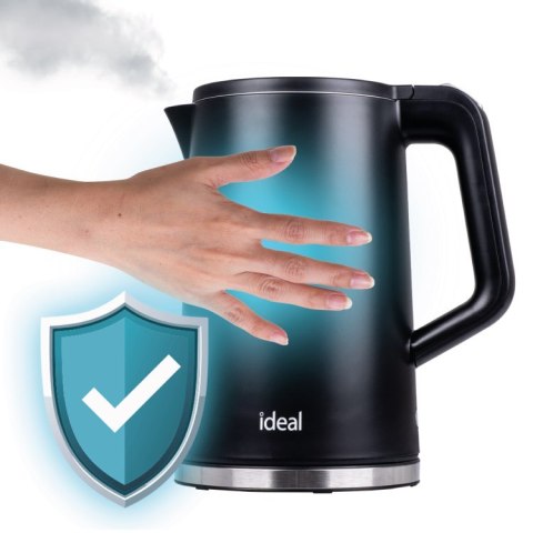 IDEAL CZAJNIK 1,7 L,STALOWY ŚRODEK, MOC 1500 W, CZ