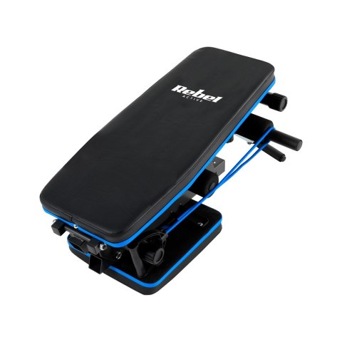 REBEL ACTIVE ŁAWKA TRENINGOWA SKOŚNA Z BLOKADĄ NÓG I GUMAMI RBA-2003