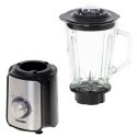 Mesko | Blender | MS 4080 | Tabletop | 600 W | Jar material Glass | Jar capacity 1.5 L | Ice crushing | Black/Silver