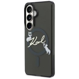 Etui Karl Lagerfeld IML KC Script MagSafe do Samsung Galaxy S26 Plus czarny