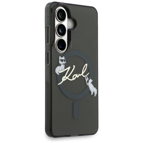 Etui Karl Lagerfeld IML KC Script MagSafe do Samsung Galaxy S26 czarny