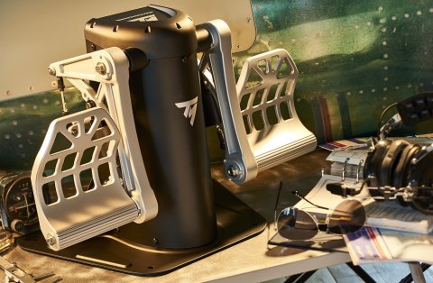 Thrustmaster TPR Rudder Czarny, Srebrny USB Flight Sim Analogowy PC
