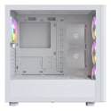 Drewniana obudowa PC Montech XR, Midi-Tower, ATX, ARGB, Szkło hartowane - biała