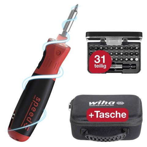 WIHA Wkrętak elektryczny 1/4" speed PocketDrive 31 bitów