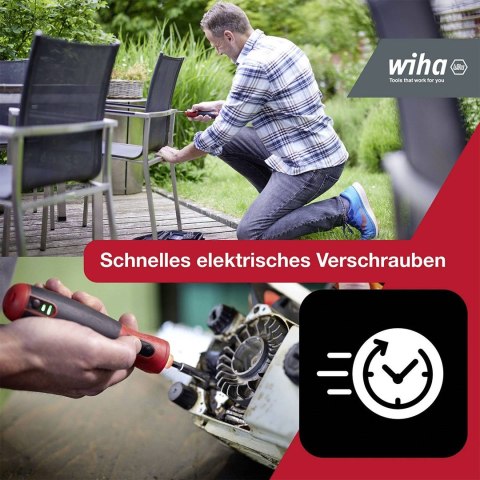 WIHA Wkrętak elektryczny 1/4" speed PocketDrive 31 bitów