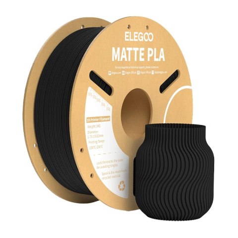 Filament PLA Matte ELEGOO (Czarny)