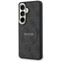 Etui Guess 4G Embossed Ring MagSafe do Samsung Galaxy S26 Plus czarny