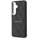 Etui Guess 4G Embossed Ring MagSafe do Samsung Galaxy S26 Plus czarny
