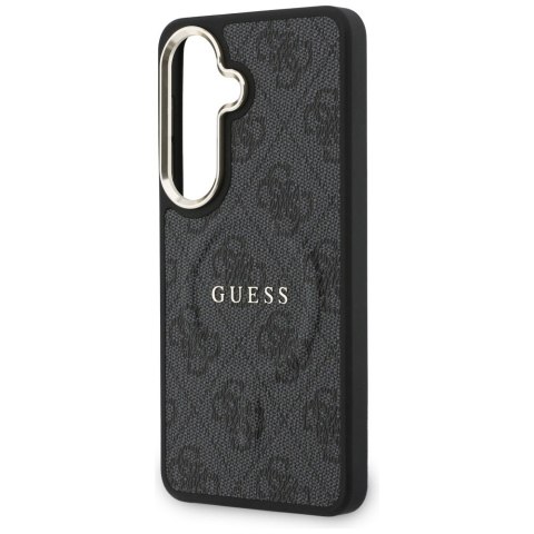 Etui Guess 4G Embossed Ring MagSafe do Samsung Galaxy S26 czarny