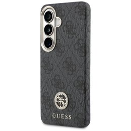 Etui Guess 4G Rhinestone Round Logo MagSafe do Samsung Galaxy S26 czarny