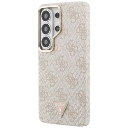 Etui Guess 4G Triangle Logo MagSafe do Samsung Galaxy S26 Ultra różowy