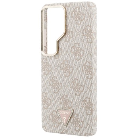 Etui Guess 4G Triangle Logo MagSafe do Samsung Galaxy S26 Ultra różowy