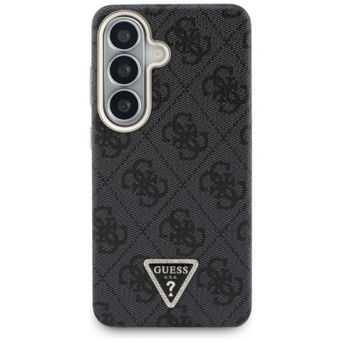 Etui Guess 4G Triangle Logo MagSafe do Samsung Galaxy S26 czarny