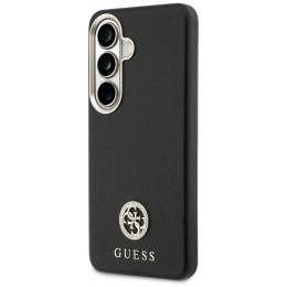 Etui Guess Rhinestone Round Logo MagSafe do Samsung Galaxy S26 czarny