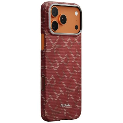 PITAKA Monogram-Gold/Green Ultra-Slim 
Case for iPhone 17 Pro Max