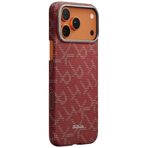 PITAKA Monogram-Gold/Green Ultra-Slim 
Case for iPhone 17 Pro Max