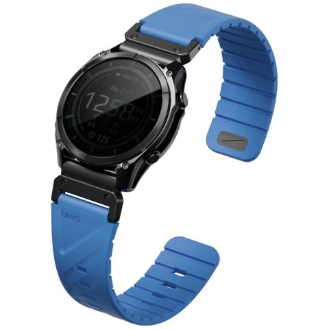 Pasek UNIQ Fluo x Smart-Fit do Garmin 22mm niebieski