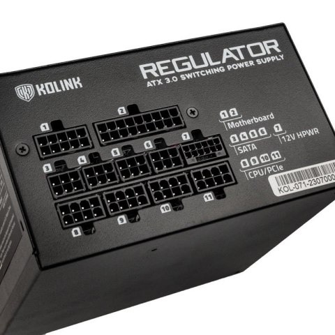 Zasilacz Kolink Regulator 80 PLUS Gold, ATX 3.0, PCIe 5.0, modułowy - 750 W