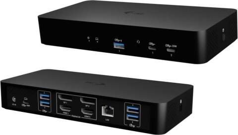 I-TEC CAINTGDUAL4KDOCPD (Czarny /USB )