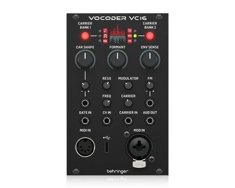 Moduł syntezatora modularnego Behringer VOCODER VC16