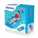 Dmuchany materac, fotel, leżak 157 x 89 cm Bestway 43028 niebieski