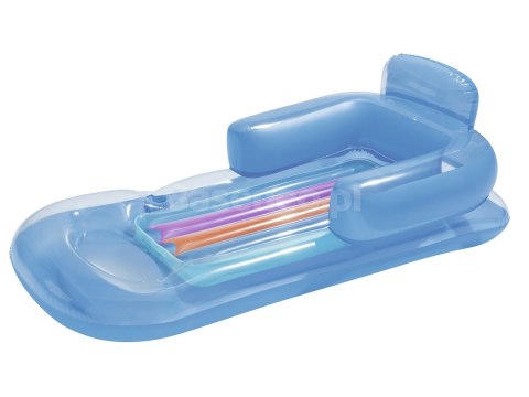 Dmuchany materac, fotel, leżak 157 x 89 cm Bestway 43028 niebieski