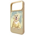 Etui Nimmy Gentle Pets Series Dog MagSafe do iPhone 17 Pro brązowy
