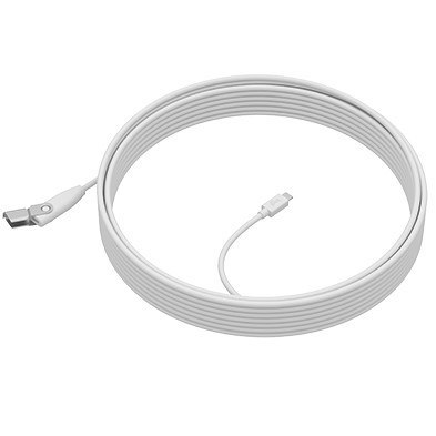 Logitech Rally Mic Pod Extension Cable Biały