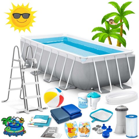 Basen stelażowy 400 x 200 x 122 cm 18w1 INTEX 26790