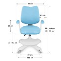 Fotel obrotowy Junior 4.6 Blue