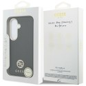 Etui Guess Rhinestone Round Logo MagSafe do Samsung Galaxy S26+ czarny