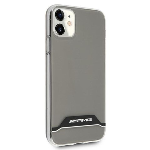 AMG AMHCN61TCBW iPhone 11 6,1" przezroczysty/transparent hardcase Electroplate Black&White
